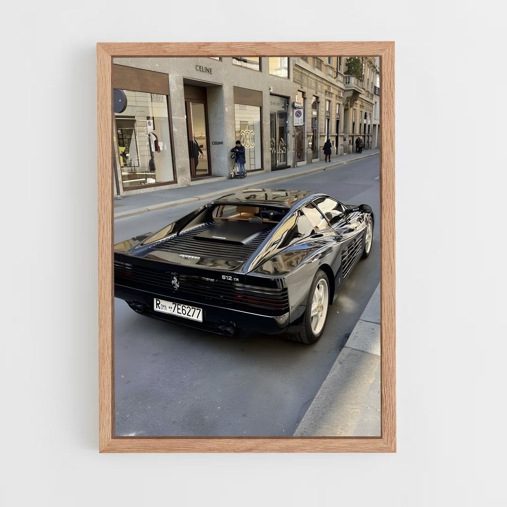 Poster sophistication icône – affiche Ferrari (vue 4)